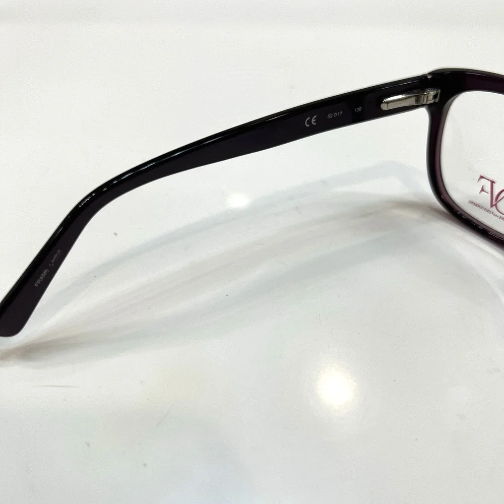 NEW Diane von Furstenberg 5044 535 Translucent Purple Eyeglasses Frame 52-17-135